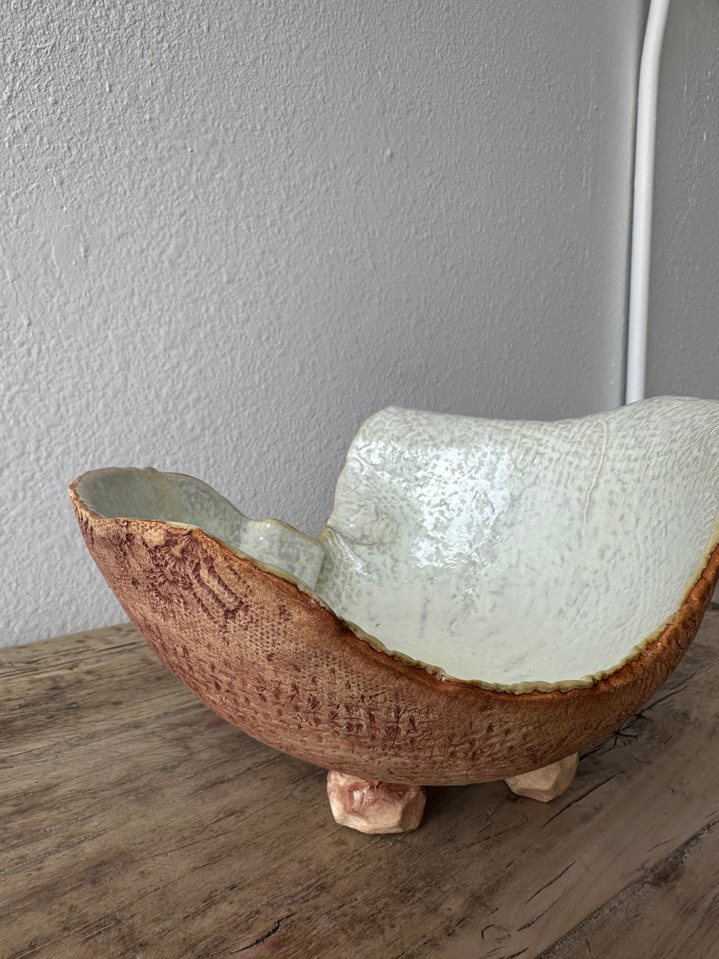 Agave Moon Footed Bowl