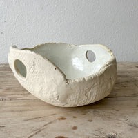 Agave Moon White Reflective Bowl