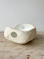 Agave Moon White Reflective Bowl