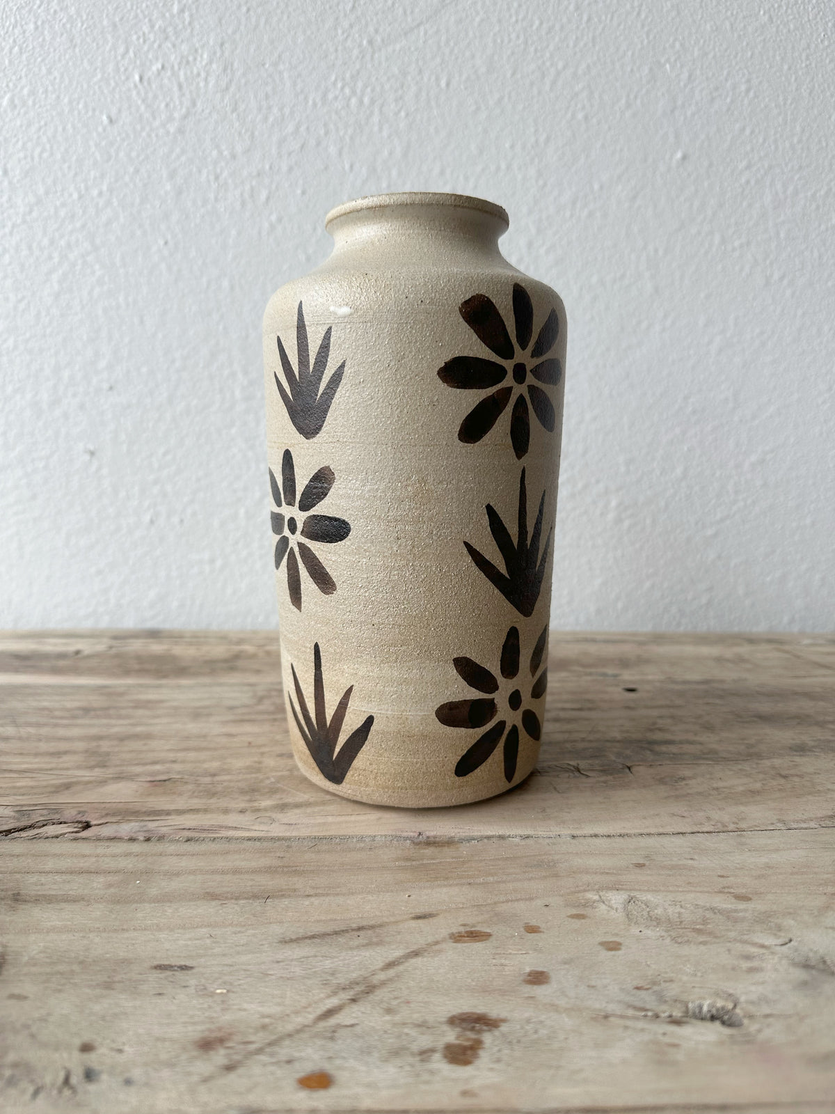 Bettina Chow Painted Floral Agave Vase