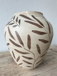Bettina Chow Painted Leaf Vase