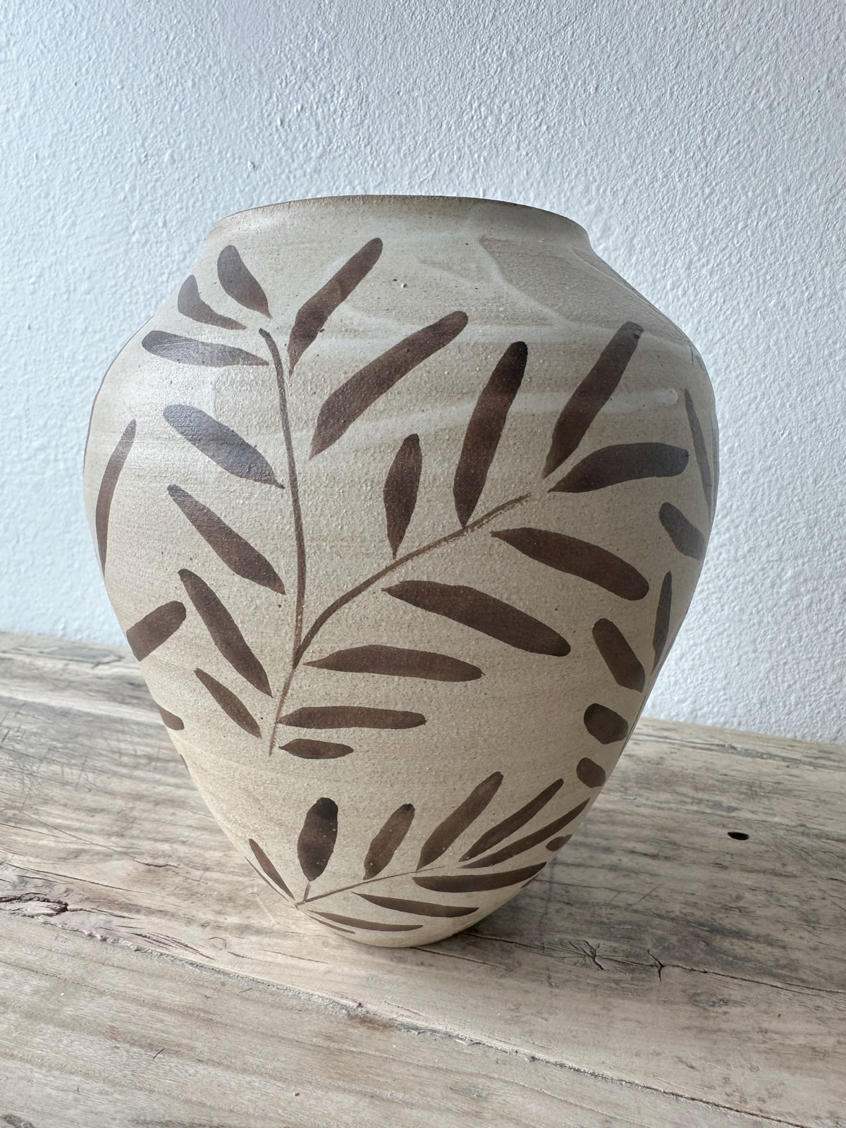 Bettina Chow Painted Leaf Vase