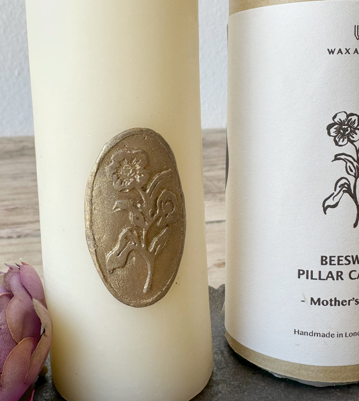 Bespoke Pillar Branded Candle
