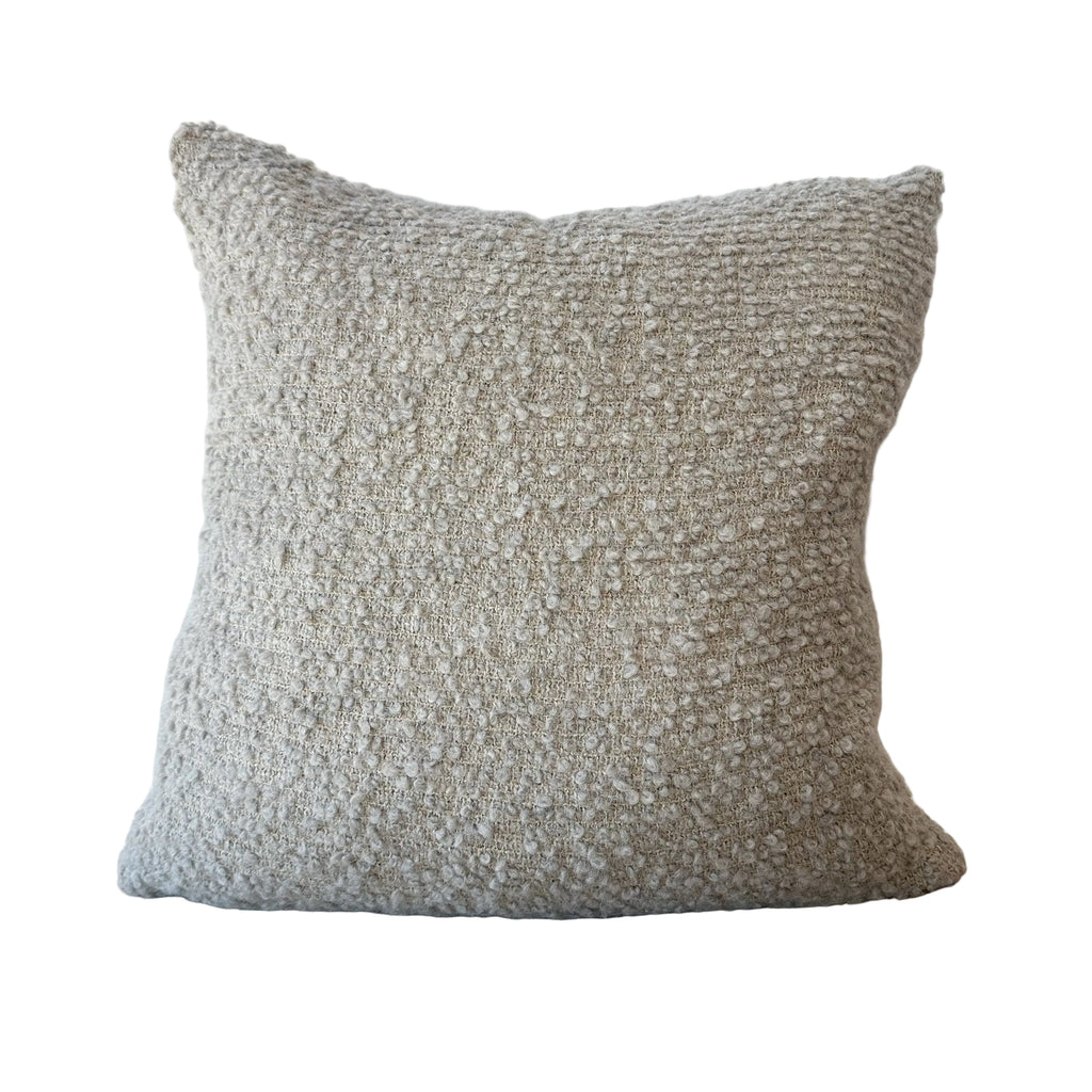 Bubley Pillow, Natural & Grey