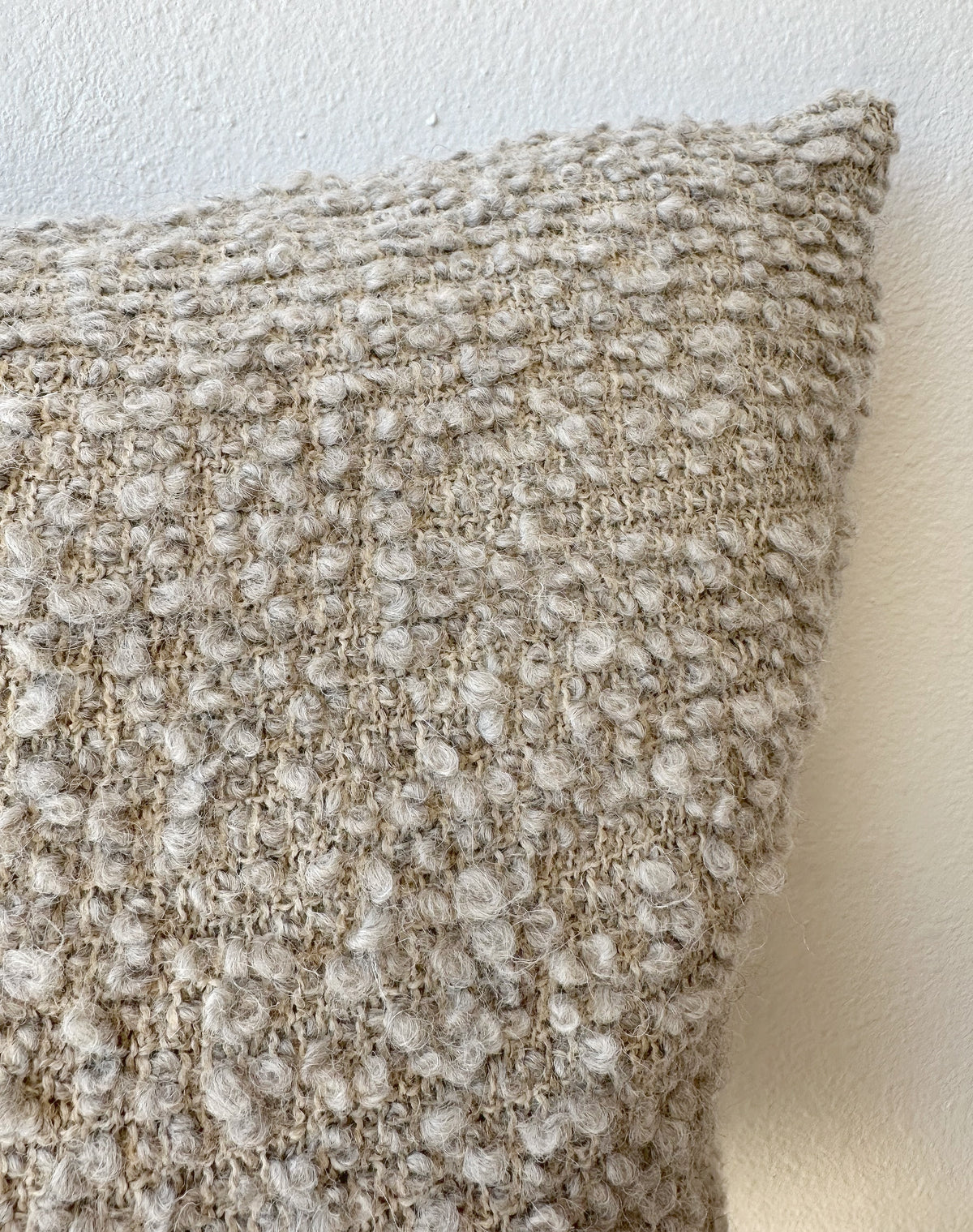 Bubley Pillow, Natural & Grey