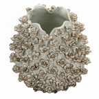 Sculptural White Flower Vase - Small
