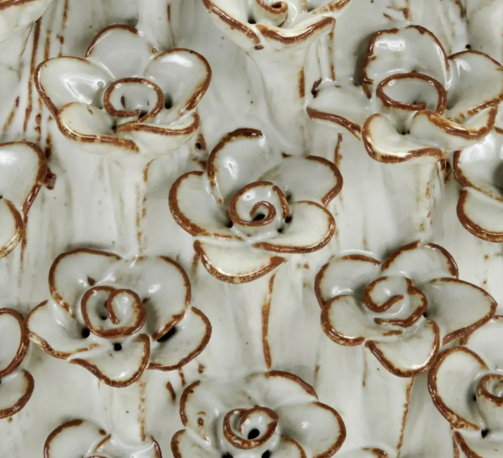 Sculptural White Flower Vase - Small