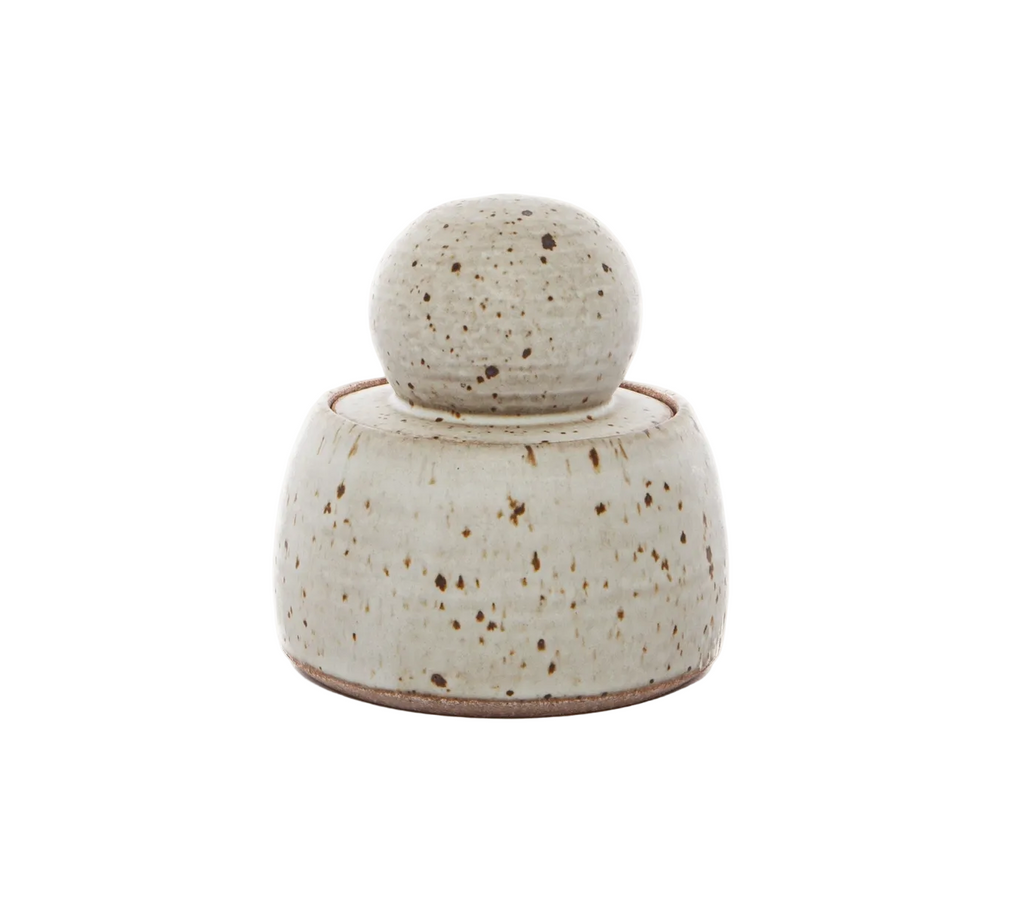 Alabaster White Stash Jars - Small