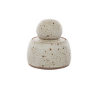 Alabaster White Stash Jars - Small