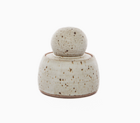 Alabaster White Stash Jars - Small