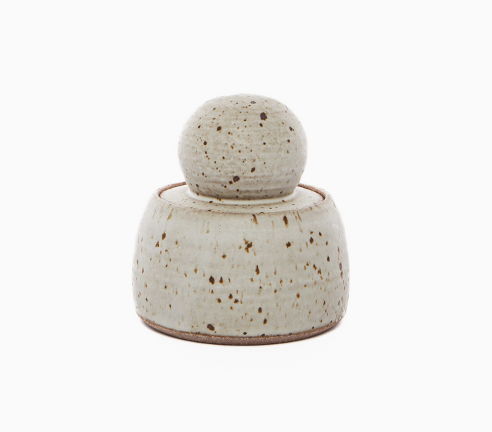 Alabaster White Stash Jars - Small