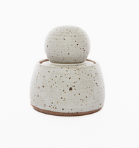 Alabaster White Stash Jars - Medium