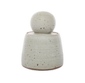 Alabaster White Stash Jars - Large