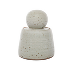 Alabaster White Stash Jars - Large