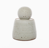 Alabaster White Stash Jars - Large