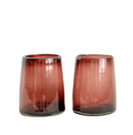 Optic Glass Tumbler - Amethyst