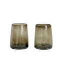 Optic Glass Tumbler - Chocolate