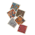 Marbled Cotton Cocktail Napkins Set – Library 6" X 6"