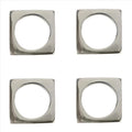 Modernist Napkin Ring Set/2 - Silver
