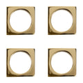 Modernist Napkin Ring Set/2 - Brass