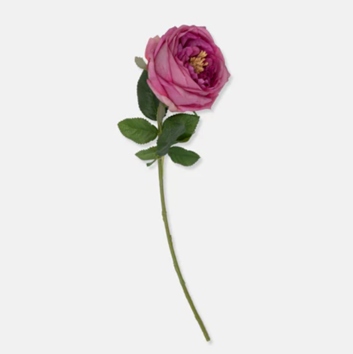 Artificial Garden Rose (Real Touch) Mauve