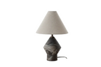 Tapered Smoke Ceramic Table Lamp