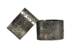 Silver Stamped Napkin Ring