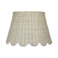 Rattan Scalloped Lamp Shade