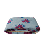 Sara Hand Block-Printed Reversible Quilt