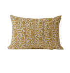 Sonal Hand Block-Printed Linen Pillow