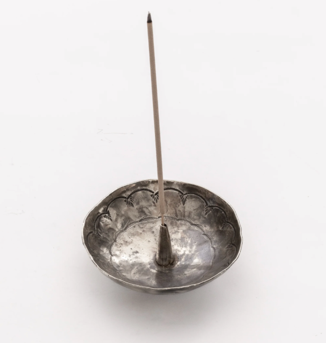 Stamped Round Incense Holder