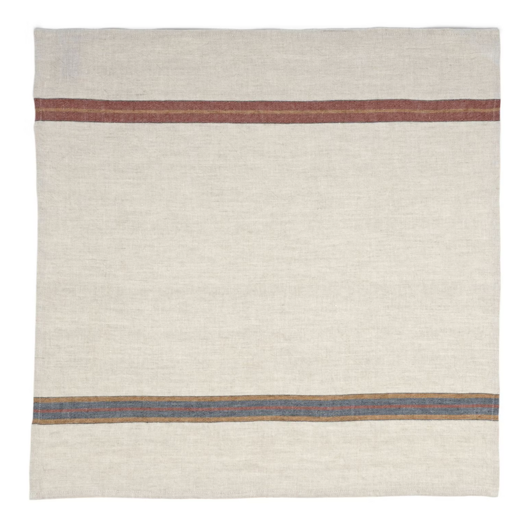 Dock Tea Towel, Leather Stripe