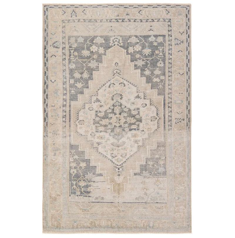 Washable Lumal Rug in Floral Borders