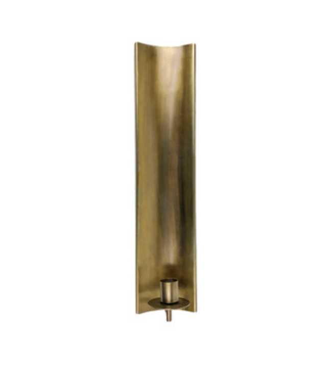 Brass Plated Wall Sconce