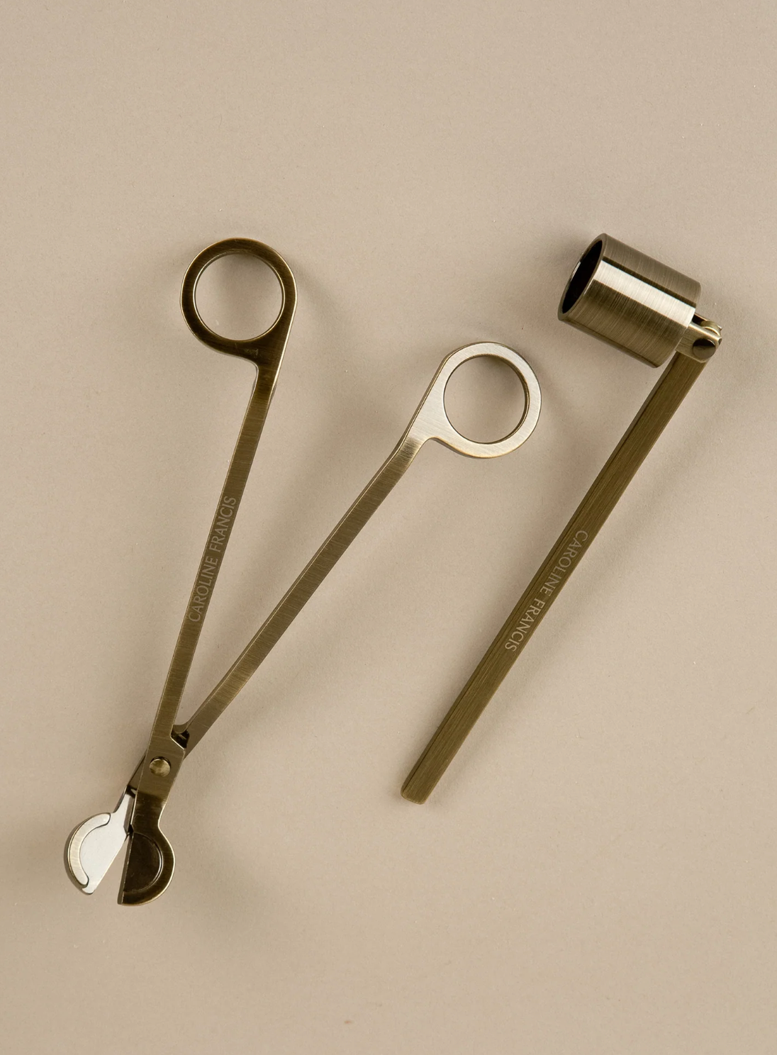 Candle Snuffer and Wick Trimmer Set