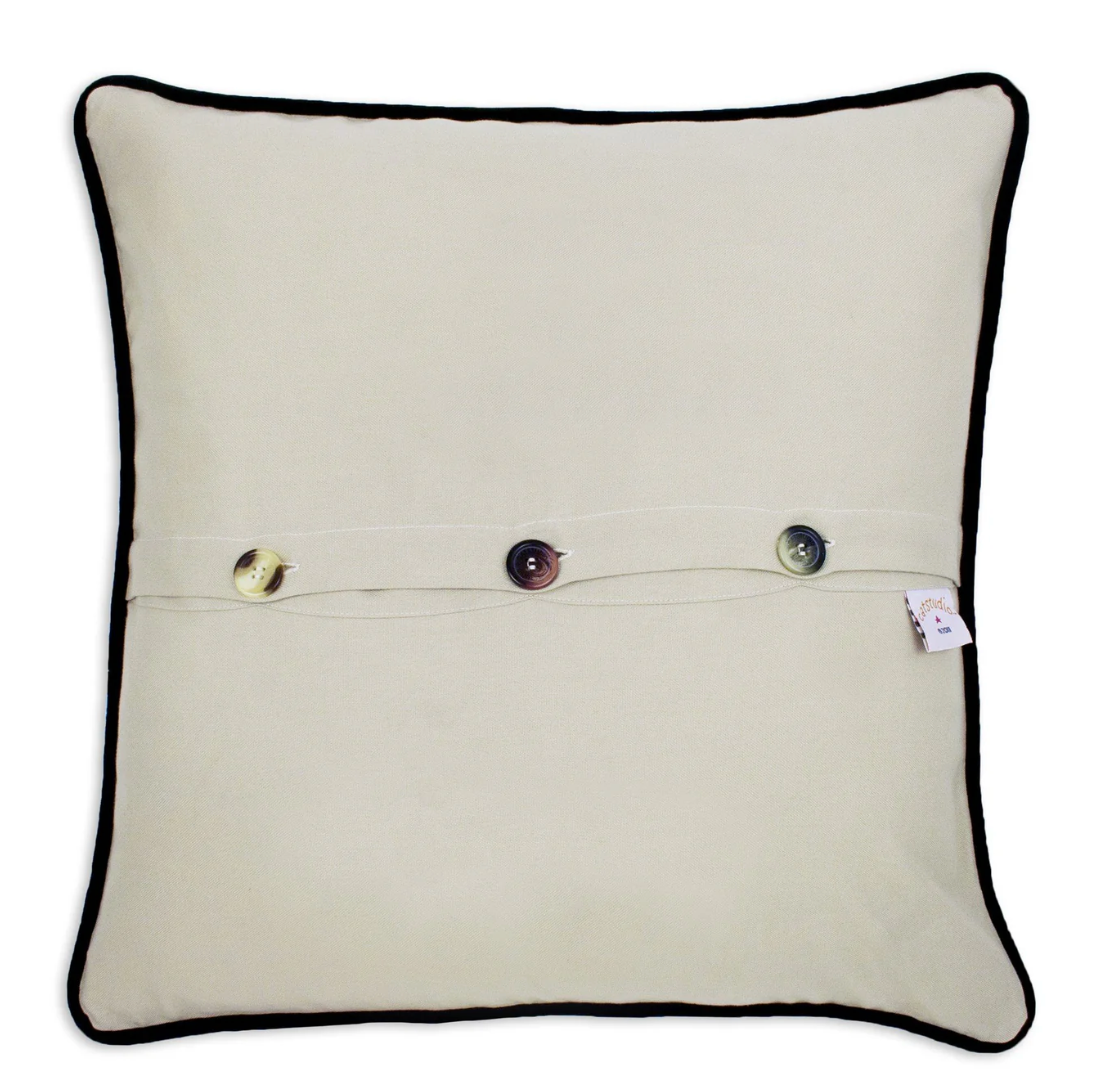 Oregon Embroidered Pillow