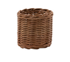 Honey Rattan Utensil Holder