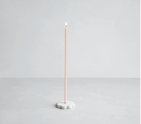 Ceramic Fleur Long Stem Candle Holder