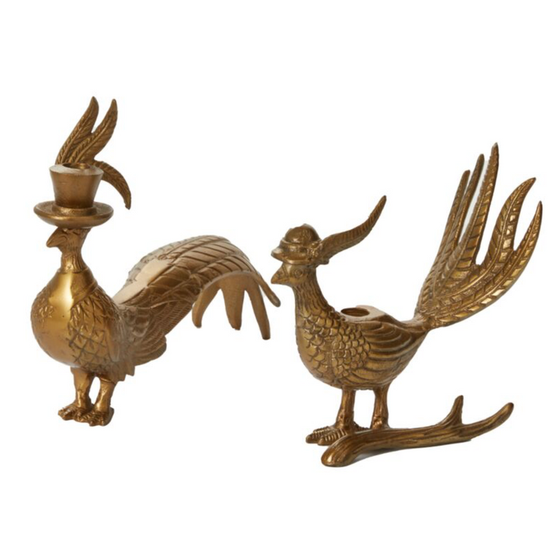 Pheasant Candlestick Holder Avery