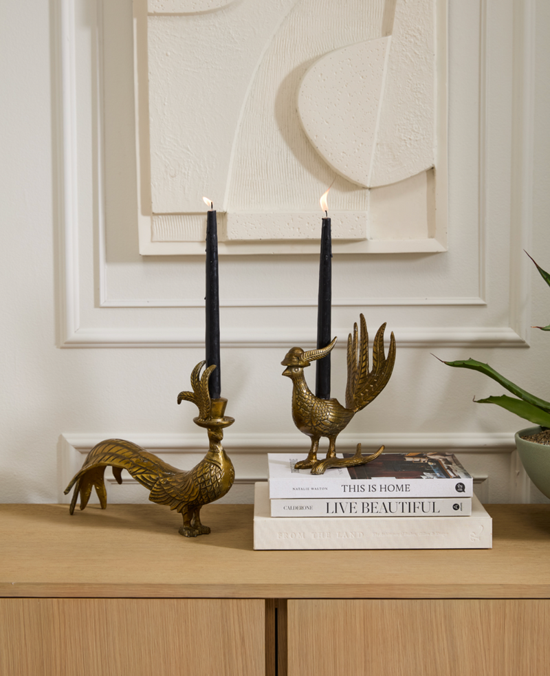 Pheasant Candlestick Holder Emerson