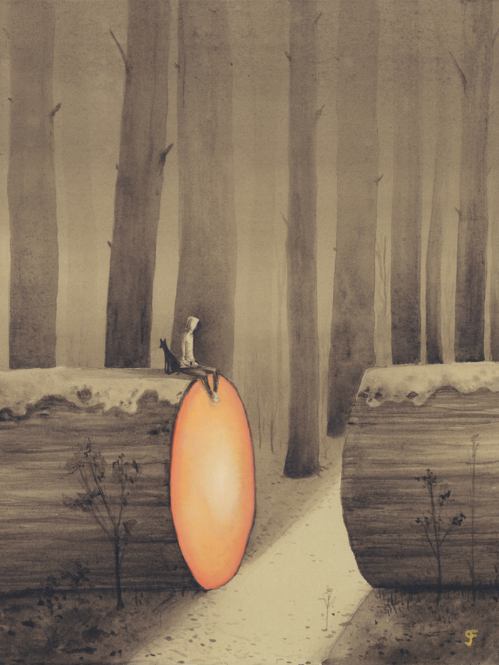 On A Fallen Giant, Graham Franciose (Print)