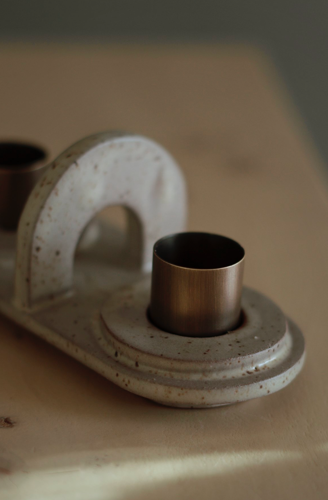 Moonrise Double Candlestick Holder