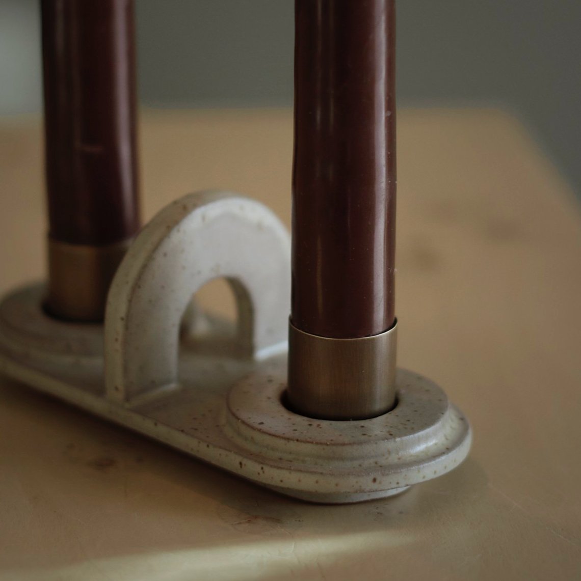 Moonrise Double Candlestick Holder
