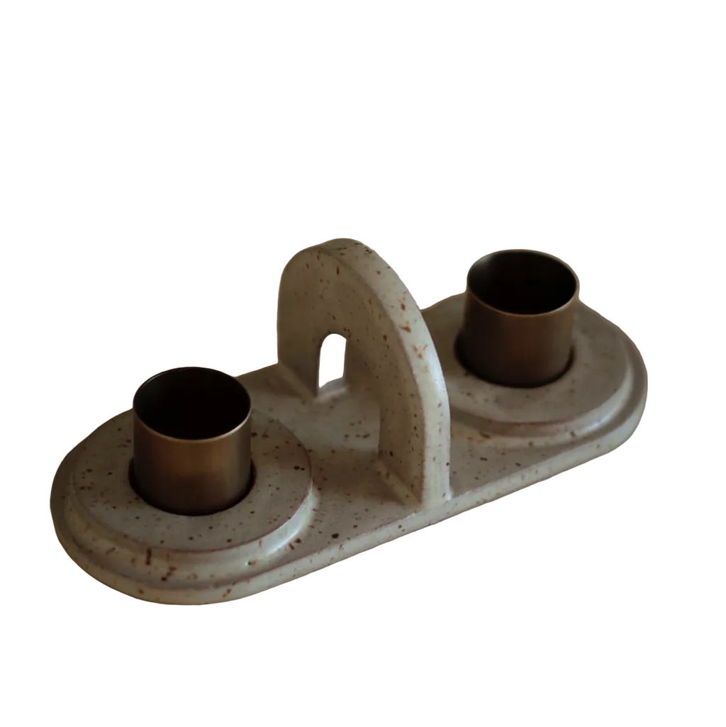 Moonrise Double Candlestick Holder