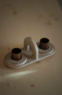 Moonrise Double Candlestick Holder