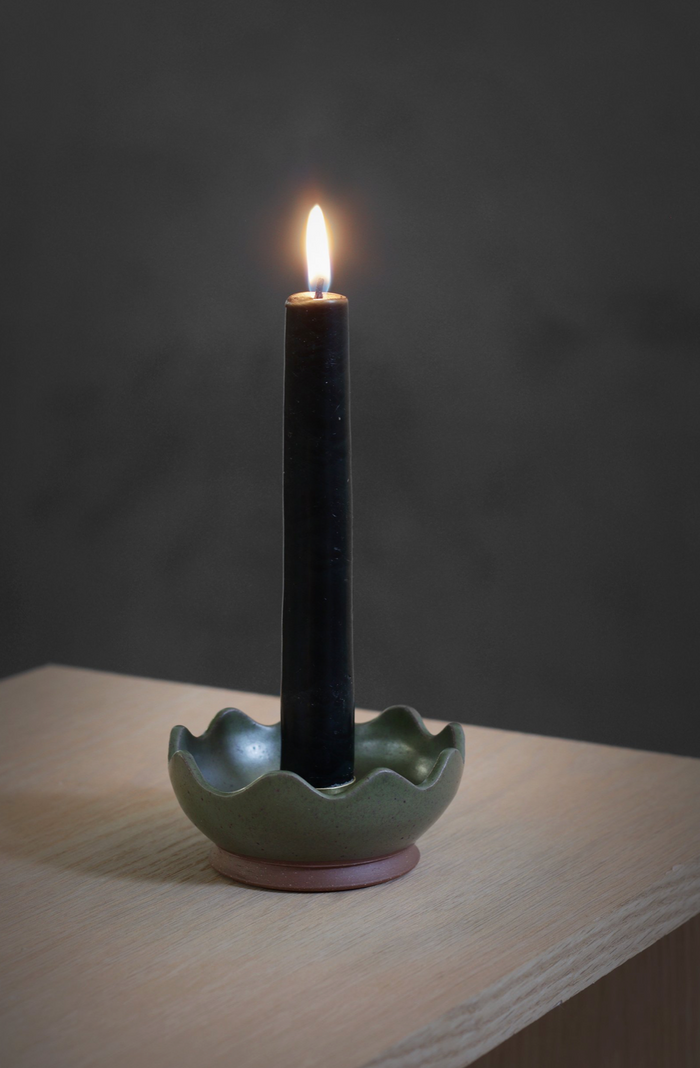 Scalloped Candle Bowl