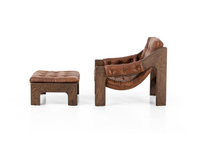 Halston Chair with Ottoman