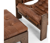 Halston Chair with Ottoman