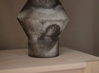 Tapered Smoke Ceramic Table Lamp