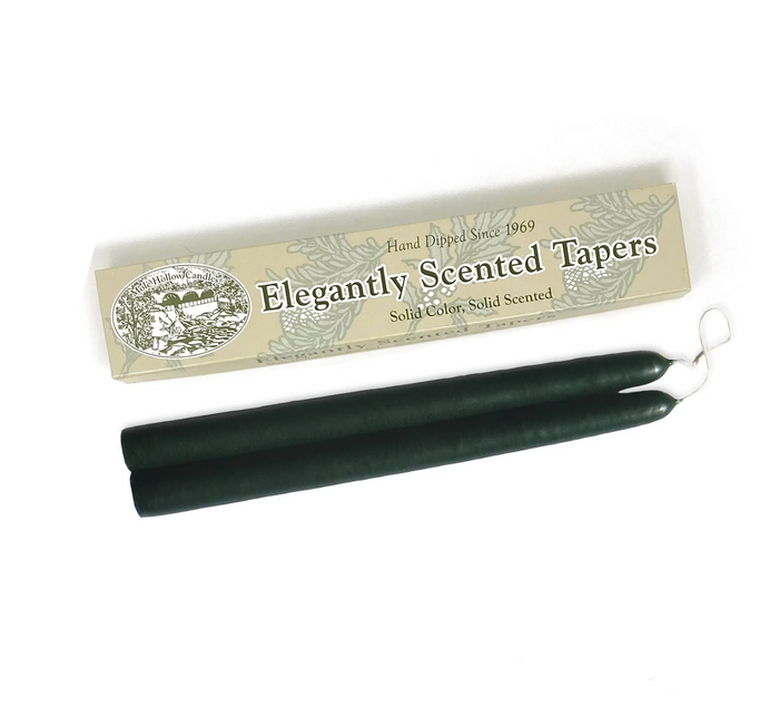 10 Inch Beeswax Taper Pair, Scented